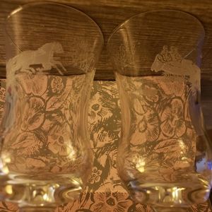 Etched Glass candle globes